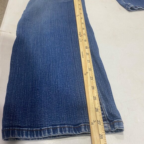 Levis 512 Jeans Womens Size 12P Perfectly Slimming Bootcut Medium Wash Stretch D - Picture 12 of 14